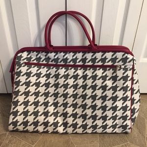 Houndstooth Overnight Bag